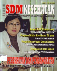 Image of Buletin SDM Ksehatan Edisi Juli 2009