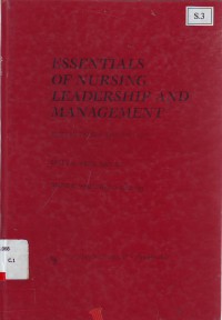 Image of Essentials of nursing lesdership and management