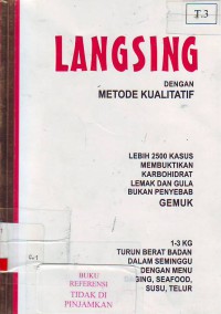 Image of Langsing dengan metode kualitatif
