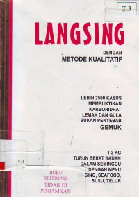 Langsing dengan metode kualitatif