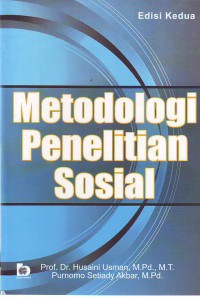 METODOLOGI penelitian sosial