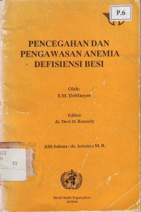 Pencegahan Dan Pengawasan Anemia Defisiensi Besi