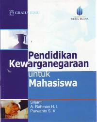 Image of Pendidikan kewarganegaraan untuk mahasiswa