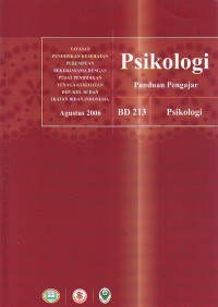 Psikologi : panduan pengajar. BD 213 Psikologi