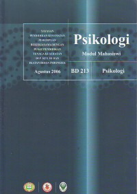 Psikologi : modul mahasiswi. BD 213 Psikologi