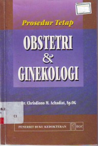 Prosedur tetap obstetri & ginekologi