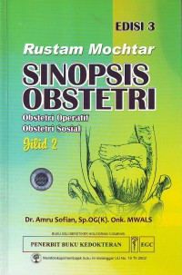 Image of Sinopsis obstetri : obstetri operatif obstetri sosial jil.2