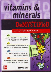 Vitamin & Minerals Demystitied