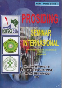 Image of Prosiding Seminar Internasional Indonesia Oral Helath Therapists'mSceintific Conference & Exhibition 2016 ( Grand Inna Bali Resort )