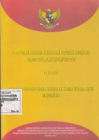 Peraturan Menteri Kesehatan Republik Indonesia Nomor 317/MENKES/PER/III/2010 Tentang : Pendayagunaan tenaga kesehatan warga negara asing di inodnesia