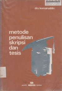 Image of Metode Penulisan Skripsi dan Tesis